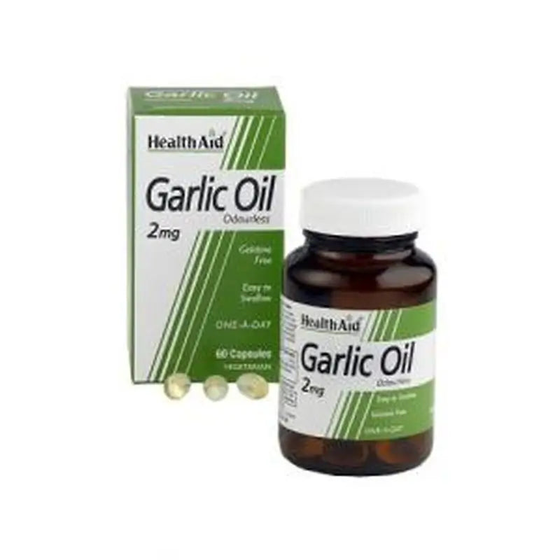 Health Aid Garlic Oil (Garlic Oil) 2Mg. 60Cap.