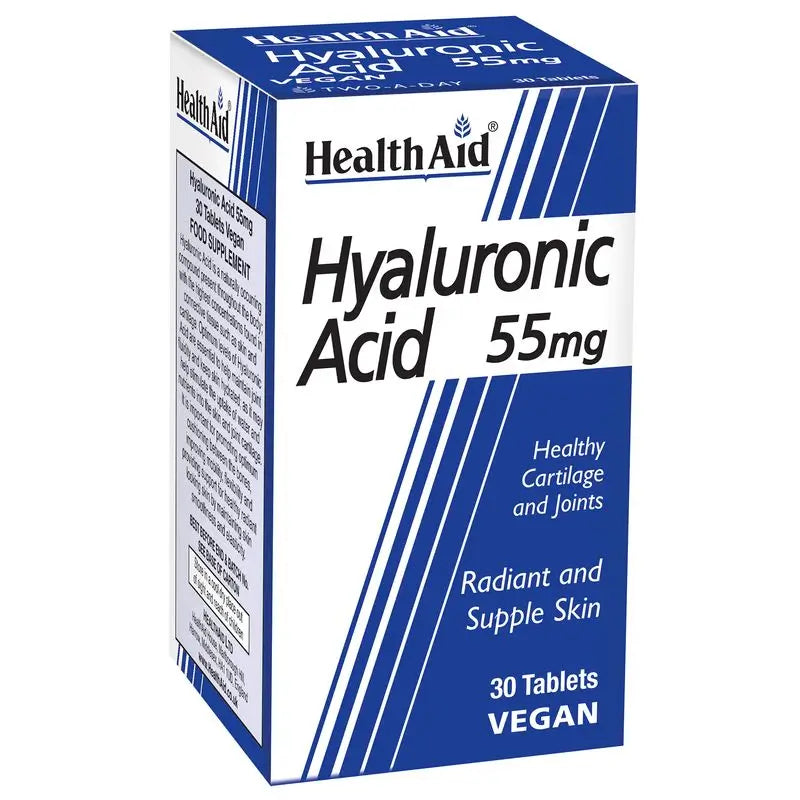Health Aid Hyaluronic Acid 55Mg. 30Comp.