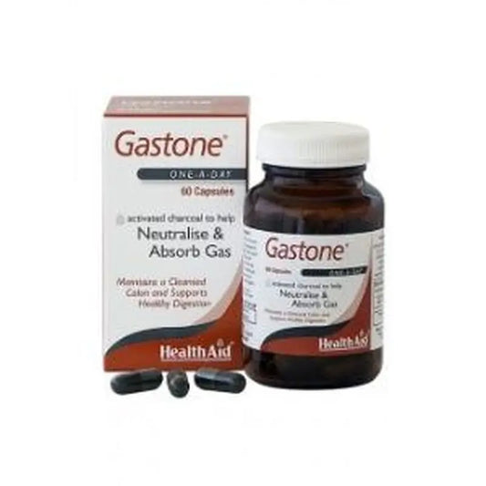 Health Aid Gastone (Pure Carbon) 260Mg. 60Caps.