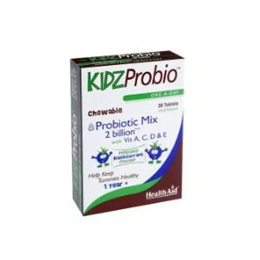 Health Aid Kidzprobio 2000Millions & Vitamins 30Comp.