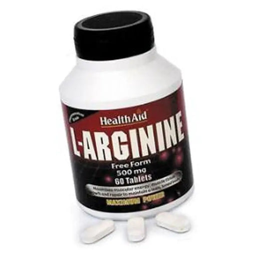 Health Aid L-Arginine 500Mg. 60Comp