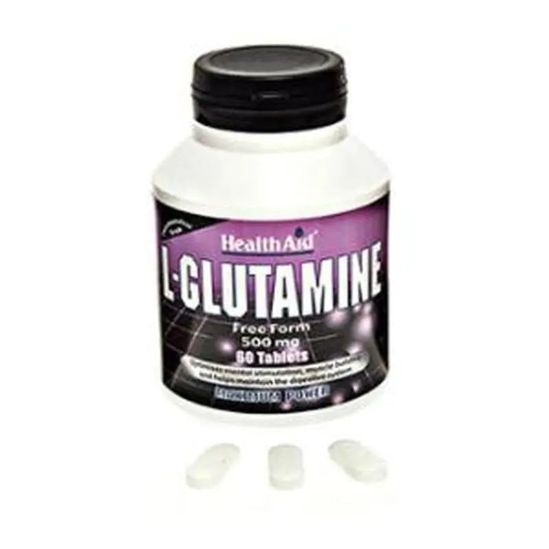 Health Aid L-Glutamine 500Mg. 60Comp.