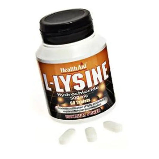 Health Aid L-Lysine 500Mg. 60Comp.