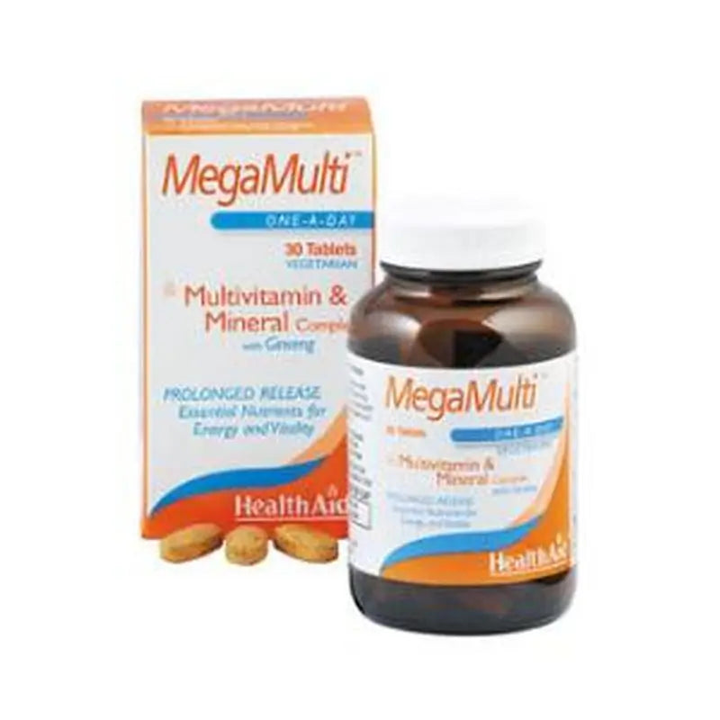 Health Aid Megamulti With Ginseng 30Comp.