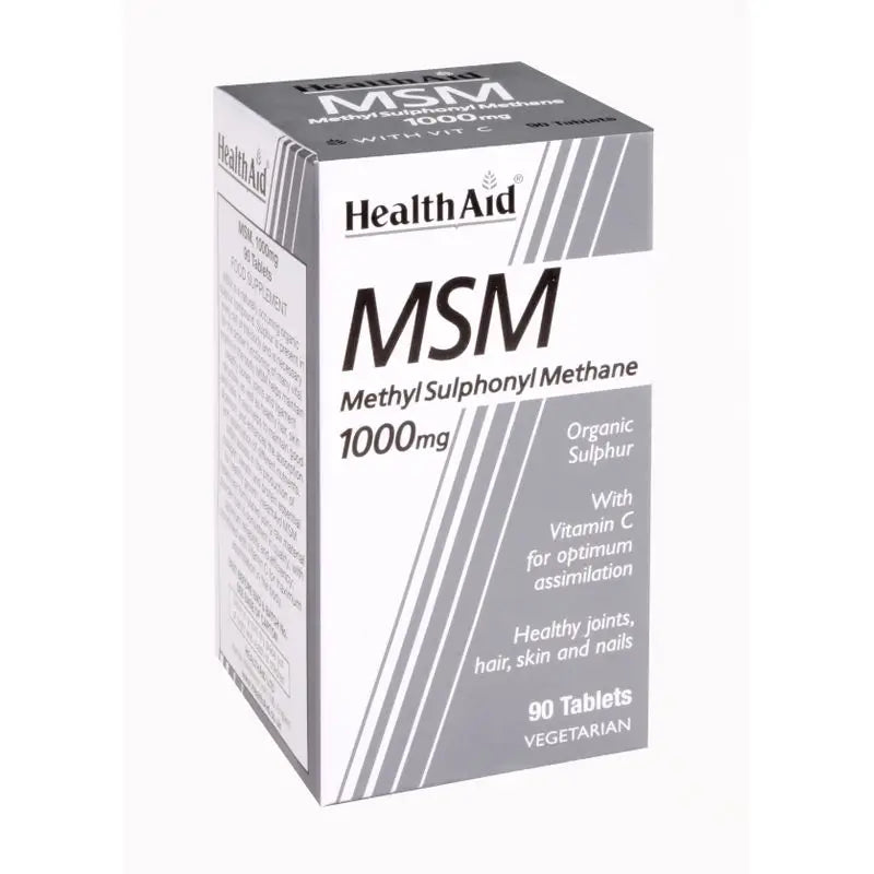 Health Aid Msm Methylsulfonylmethane 1000Mg. 90Comp.
