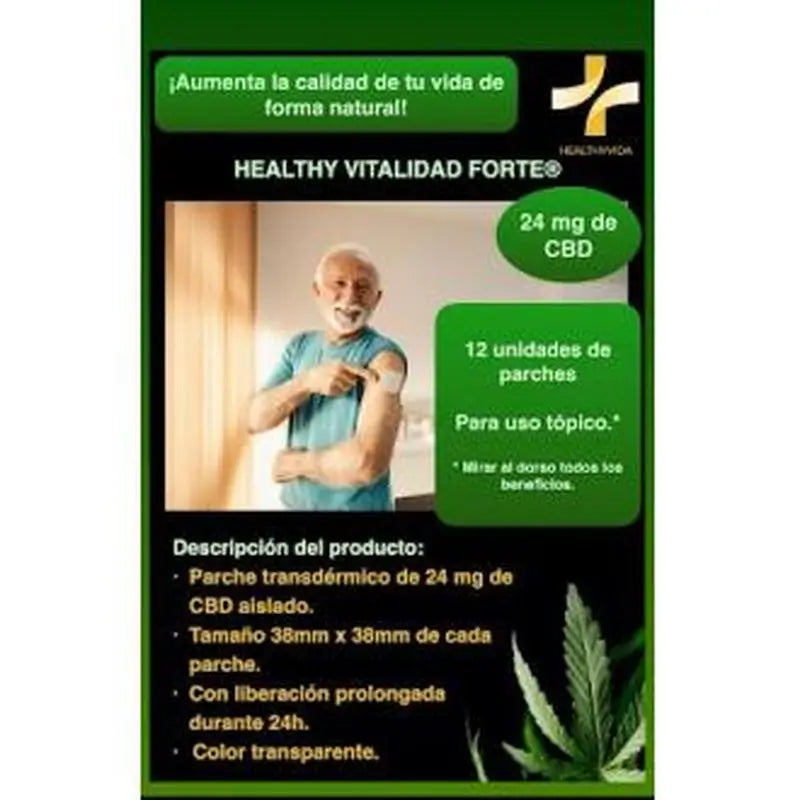 Healthy Vida Healthy Vitality Forte Cbd Patches 12Ud.