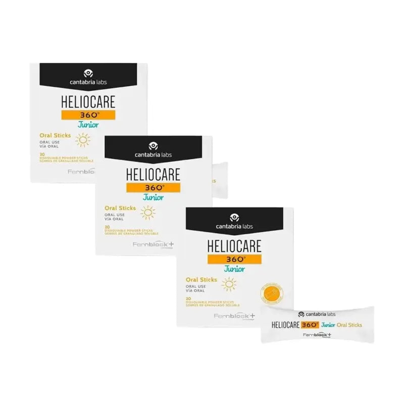 Heliocare 360º Junior Oral Stick, 3X20 Sachets