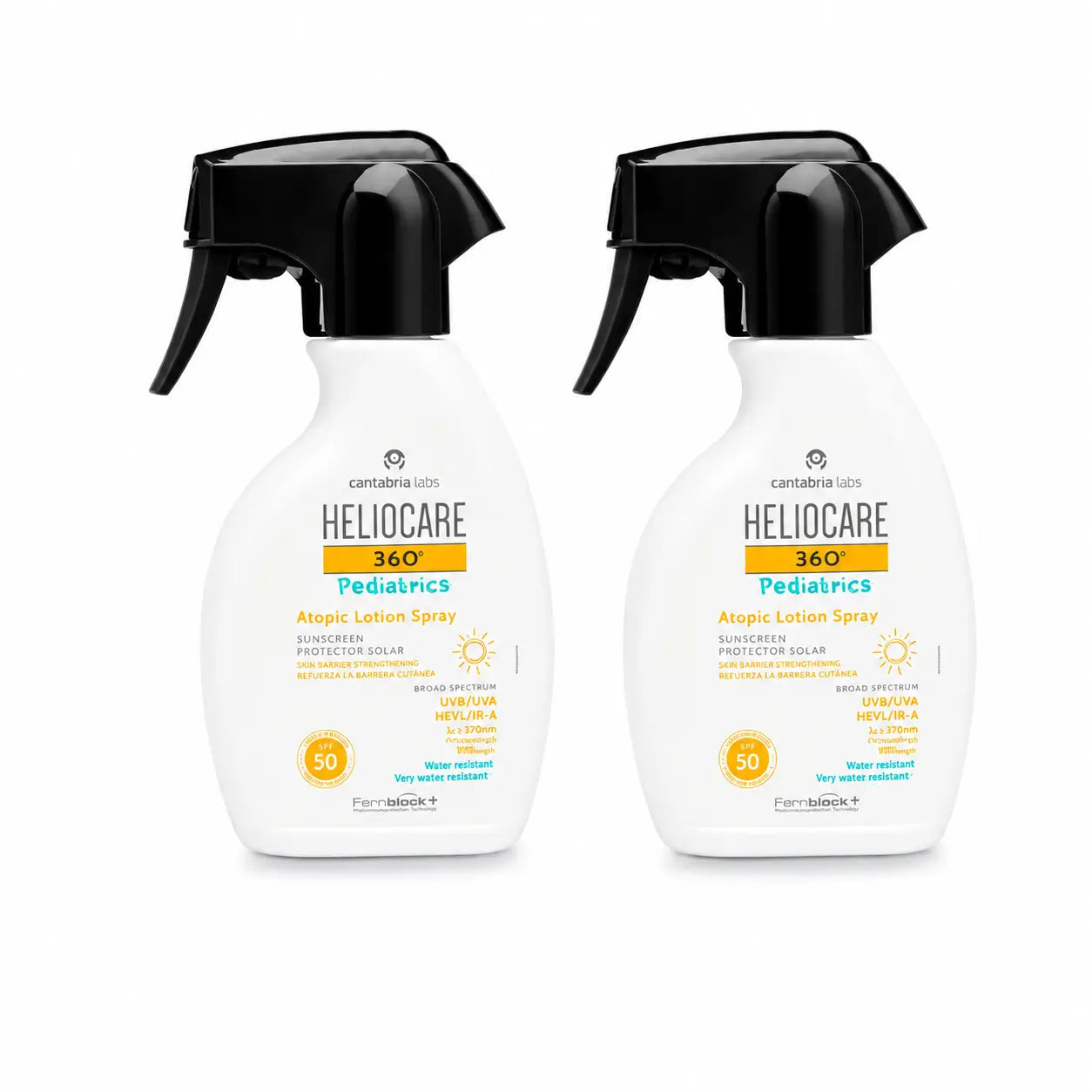 Heliocare Duplo 360º Pediatrics Atopic Lotion Spray Spf50 , 2X250 Ml