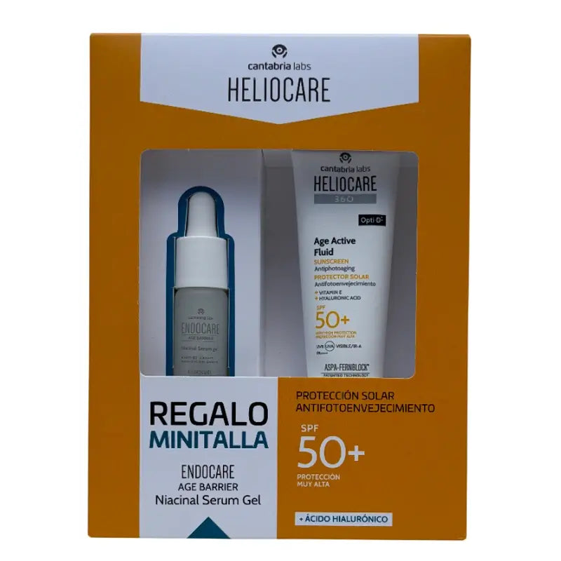 Heliocare Pack Heliocare 360 Age Active Fluid 50Ml+ Age Barrier 10 Ml Minitalla