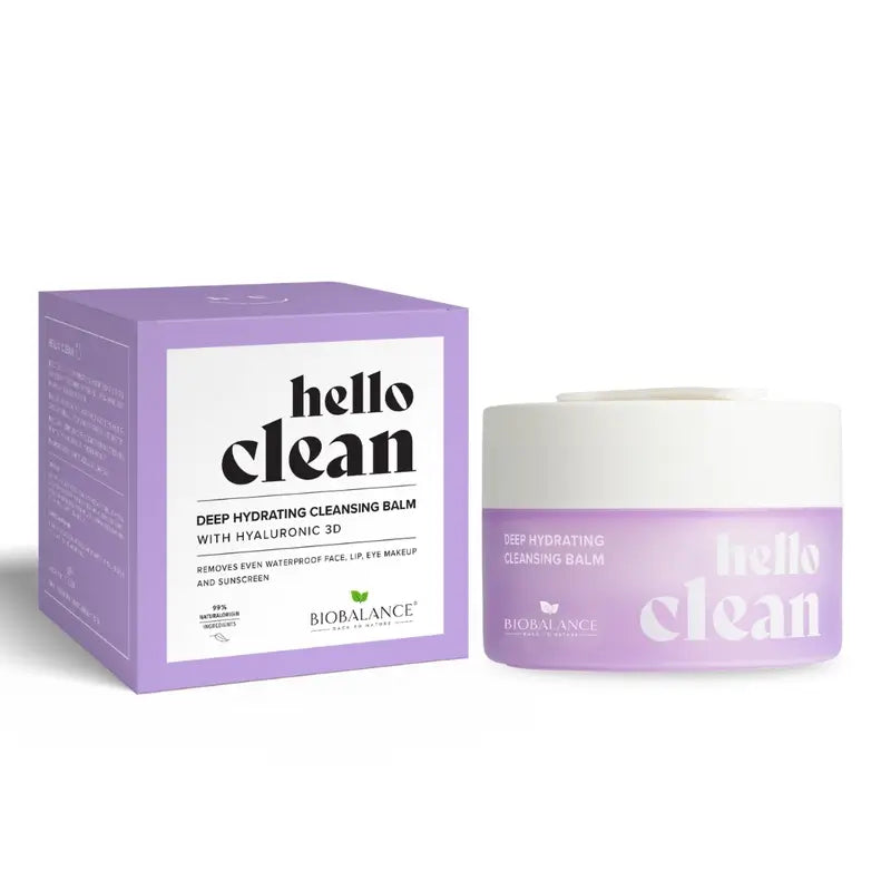 Hello Clean Bio Balance Baume nettoyant hydratant profond à l'acide hyaluronique 3D , 100 ml