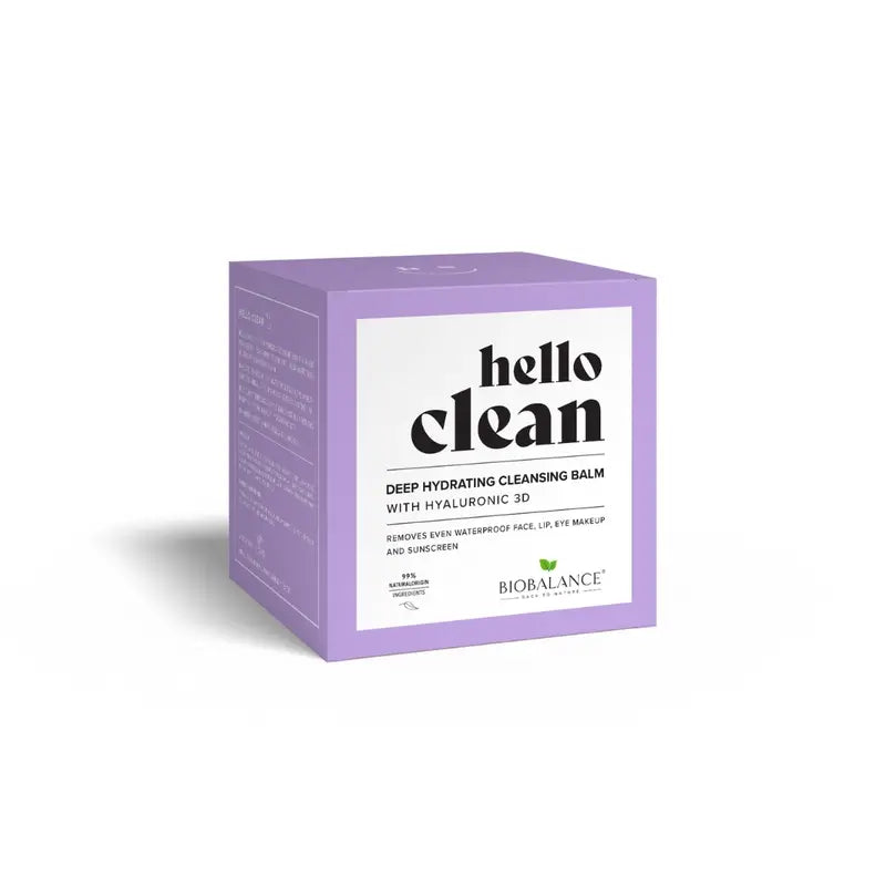 Hello Clean Bio Balance Baume nettoyant hydratant profond à l'acide hyaluronique 3D , 100 ml