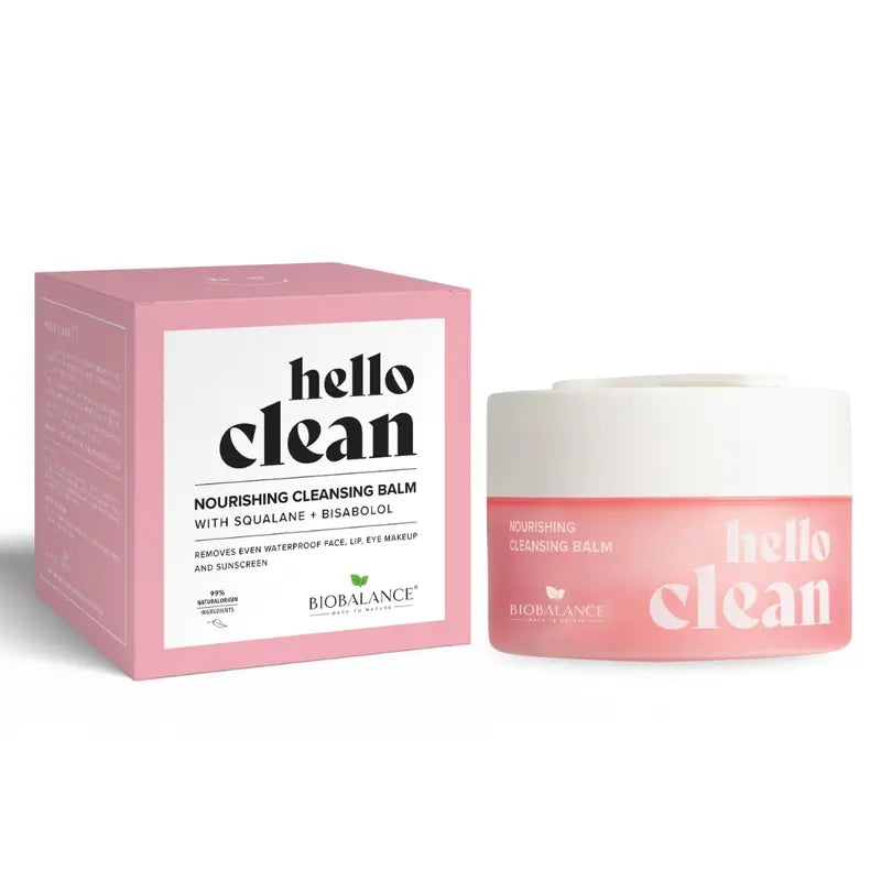Hello Clean Bio Balance Baume nettoyant nourrissant au squalane et au bisabolol, 100 ml