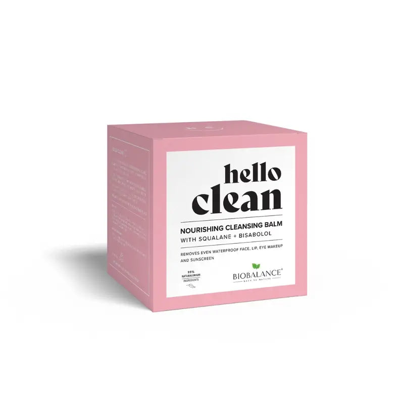 Hello Clean Bio Balance Baume nettoyant nourrissant au squalane et au bisabolol, 100 ml