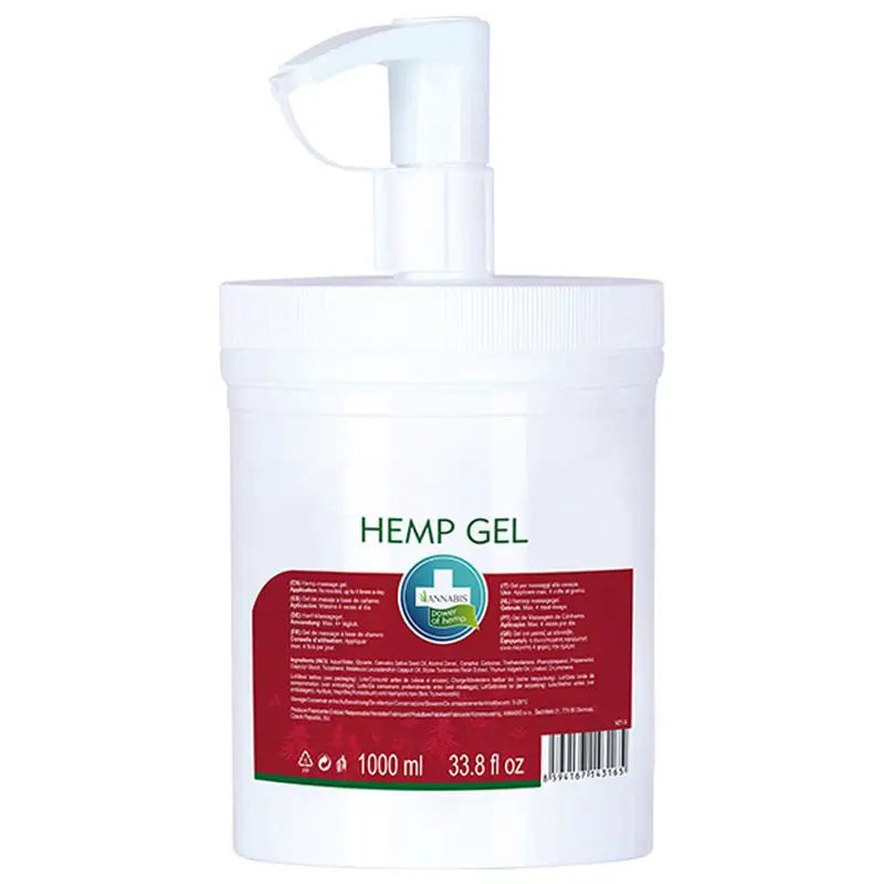 Hemp Gel 1L - Natural Hemp Relief & Massage Gel, 1000 ml