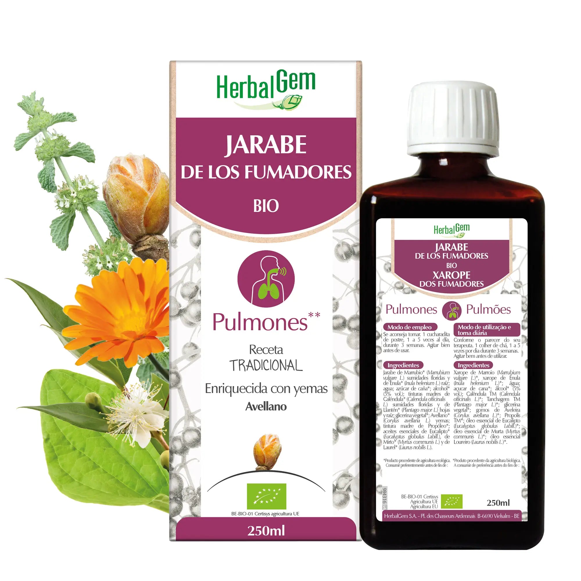 Herbalgem Smokers Syrup 250 ml