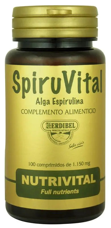 Herdibel Spiruvital Spirulina, 100 Tablets Of 1000 Mg