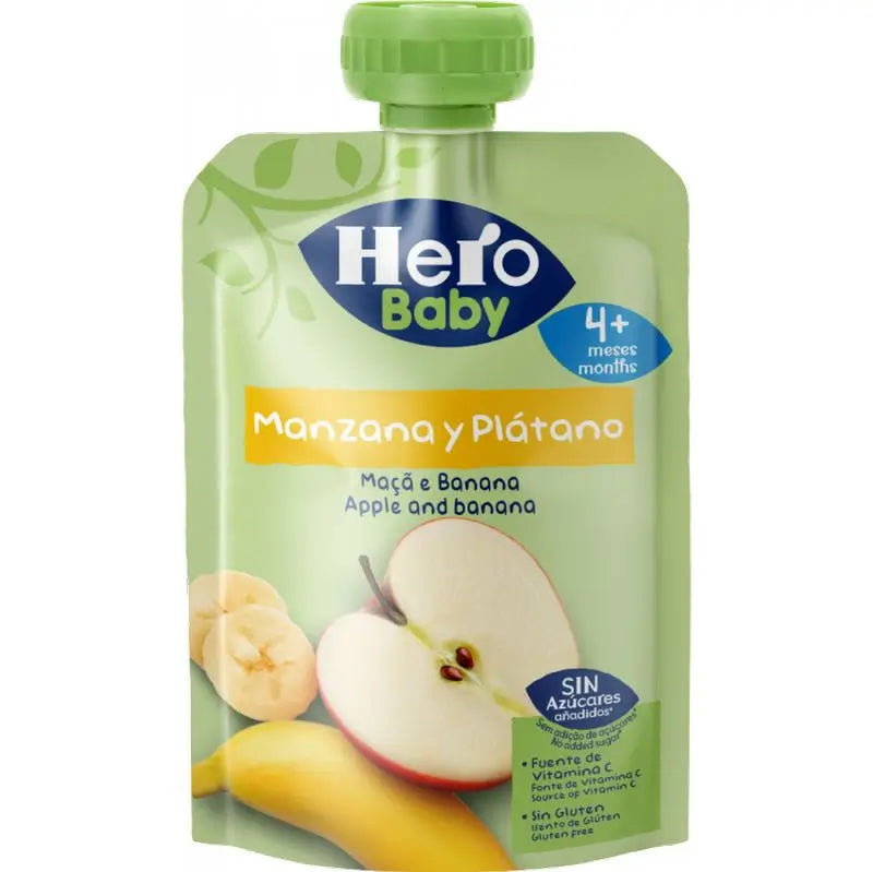 Hero Baby Sachet pomme et banane 100G