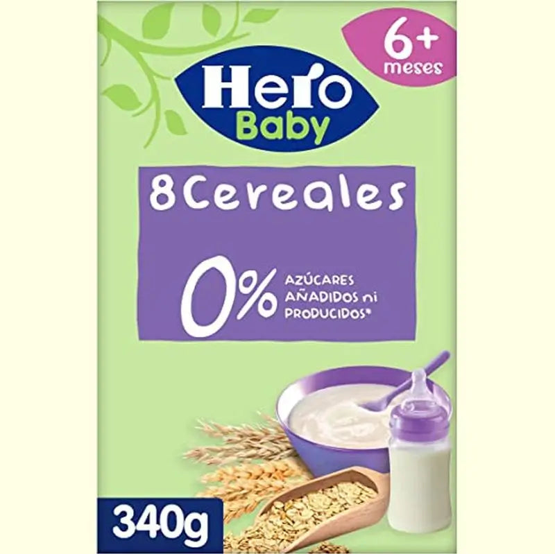Hero Baby Cereal Cereal 8 Cereals 340G