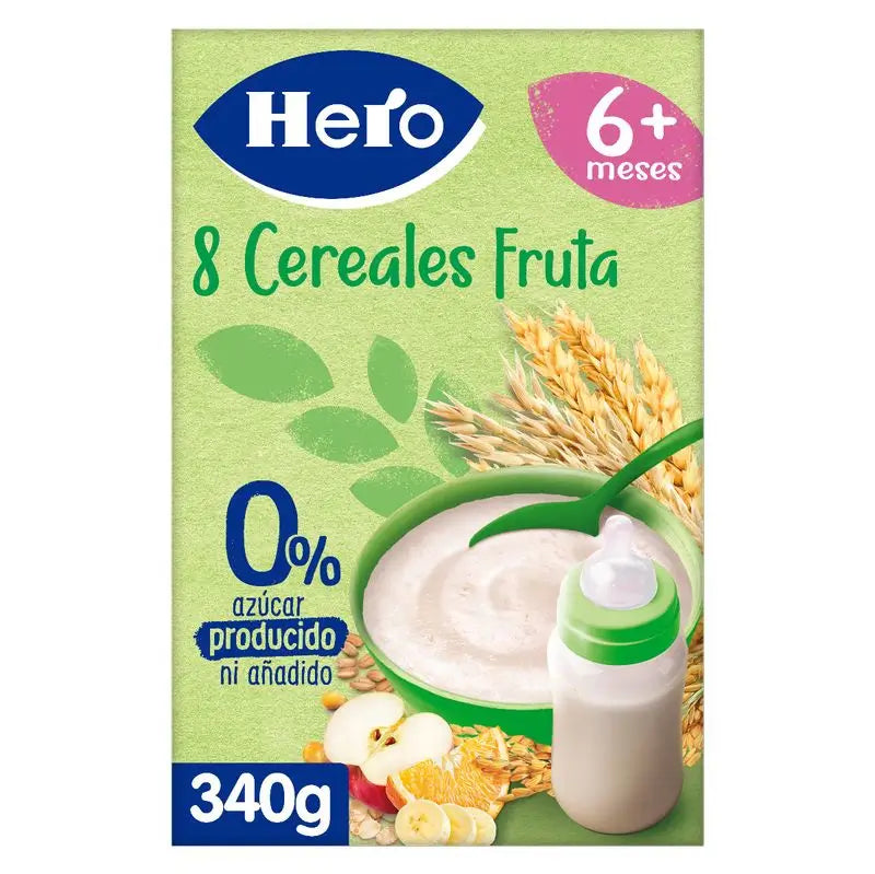 Hero Baby Cereal 8 Cereals with Fruit Cereal 340G