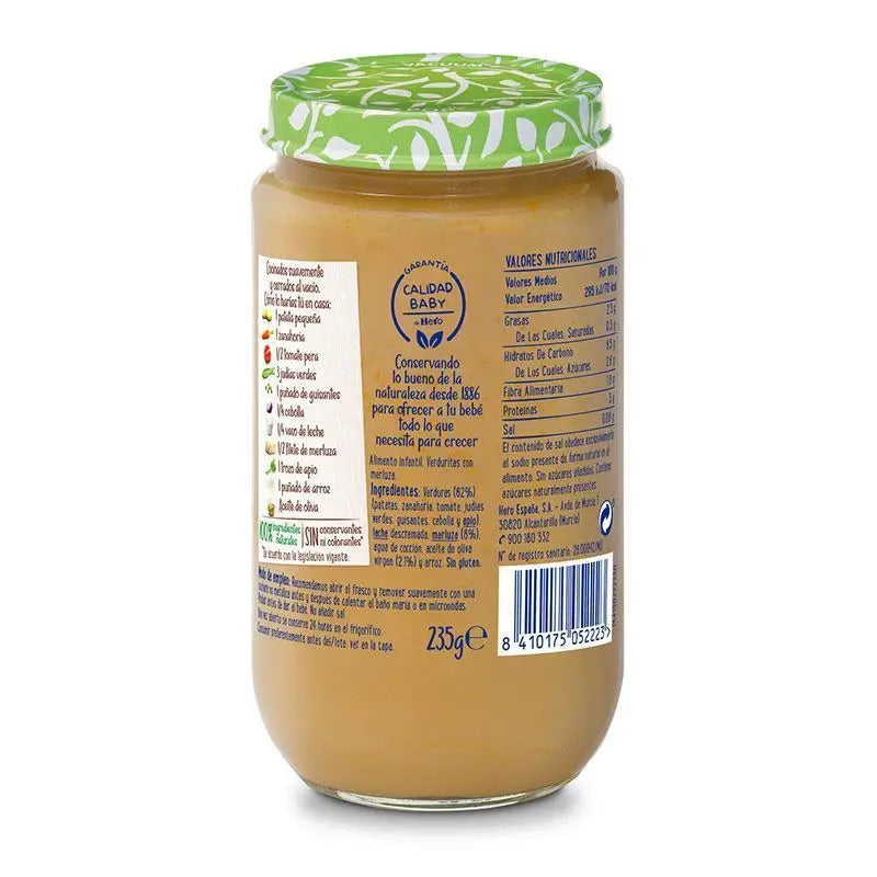 Hero Baby Hero Baby Pot de légumes au colin, 235 Gr