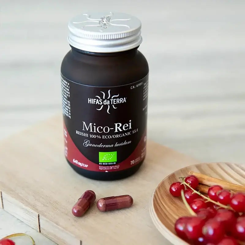 Hyphae Da T Mico-Five Rei Reishi Extract Crystal Jar , 70 gélules