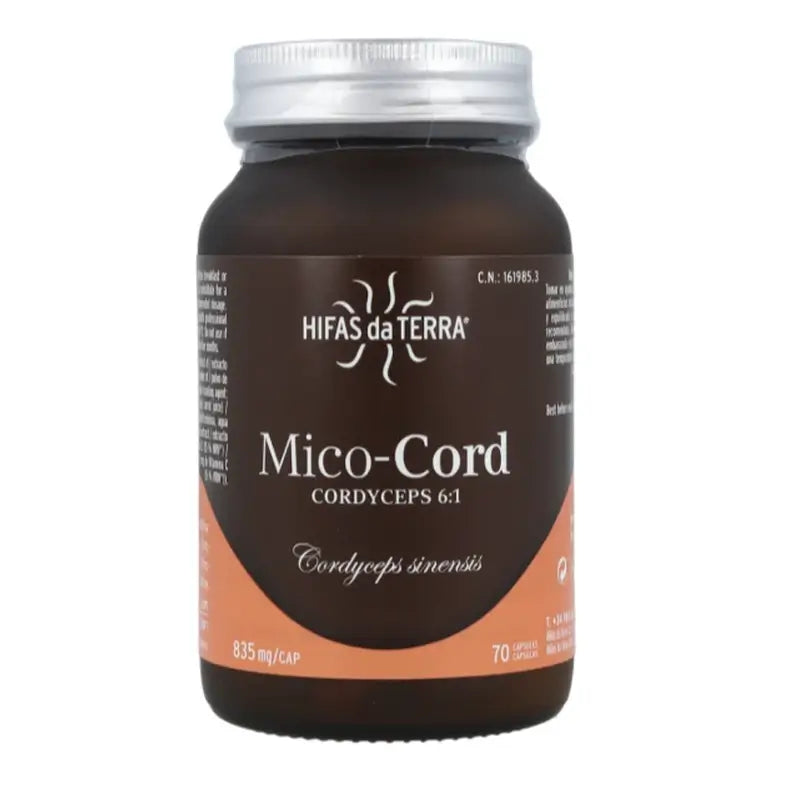 Hyphae Da Terra Mico Cord (Cordyceps) Hdt 70 Capsules