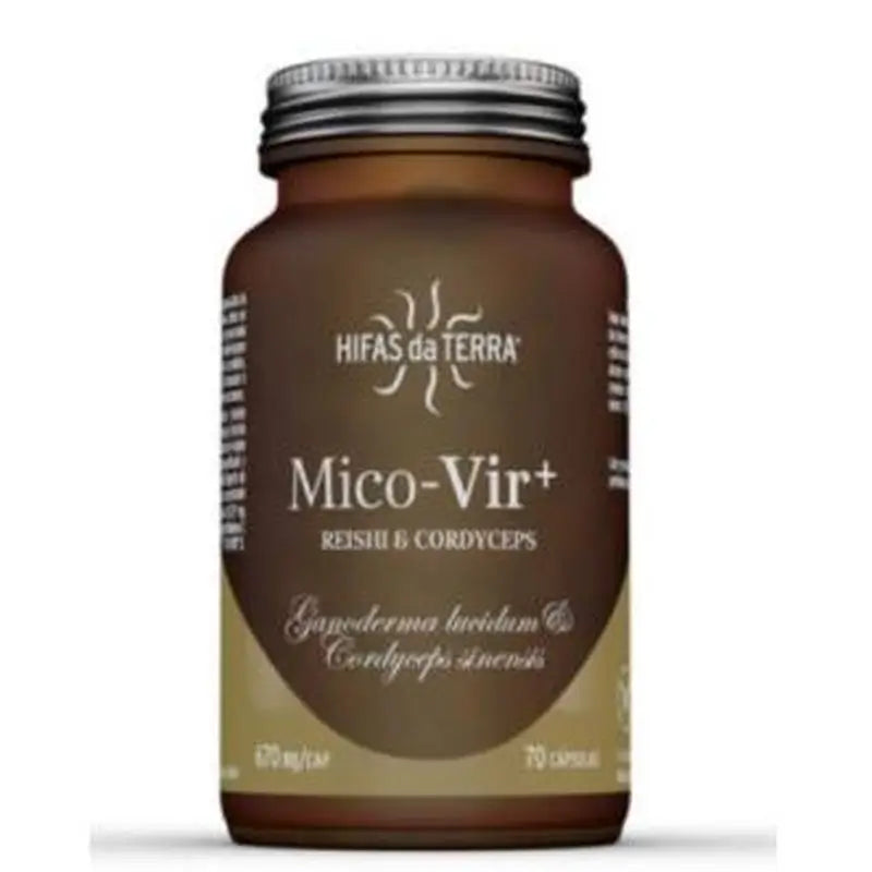 Hyphae Da Terra Mico-Vir (Reishi-Cordyceps) Hdt 70 capsules