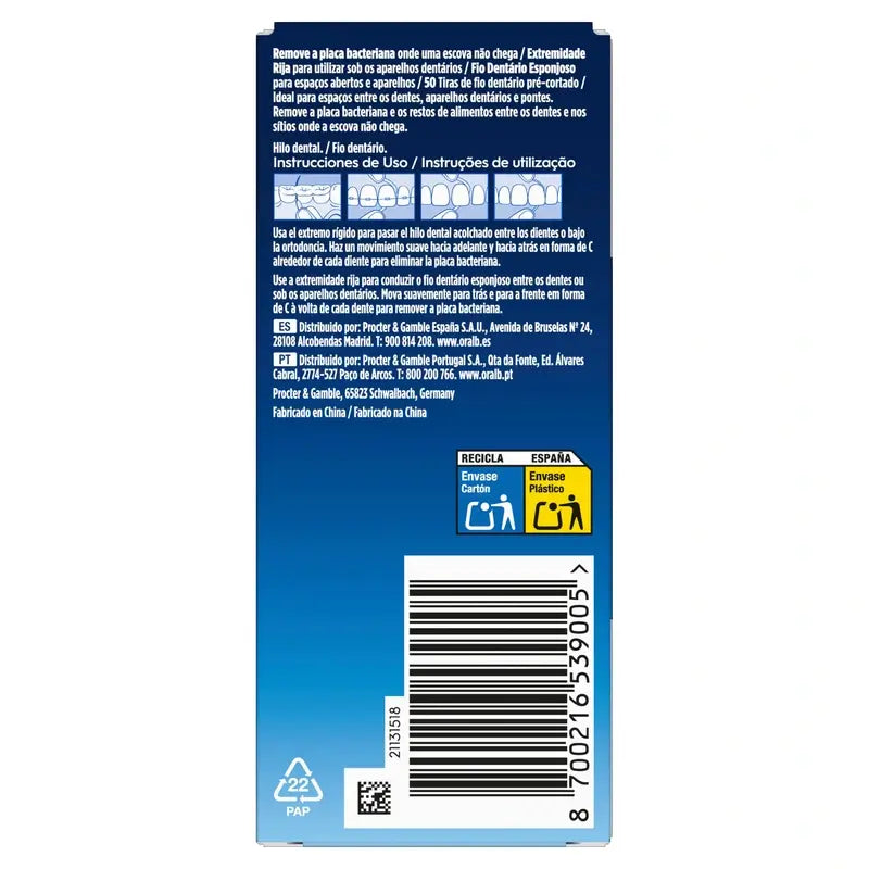 Oral-B Super Floss Fil dentaire, 50 pcs.