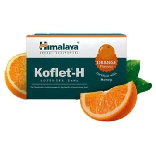 Himalaya Koflet Orange Throat Lozenges 12Caps.