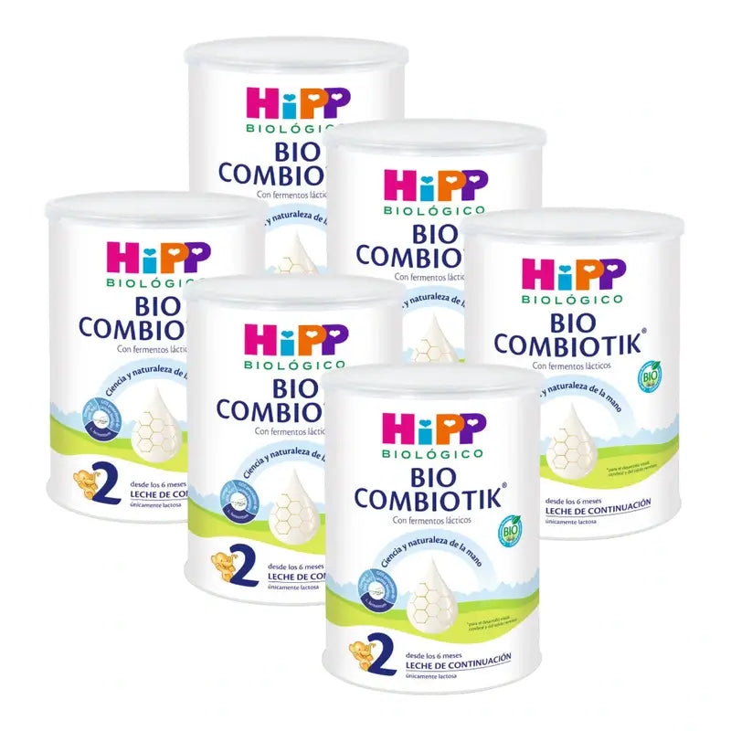 Hipp Combiotik 2, lait maternisé, paquet de 6 x 800 g