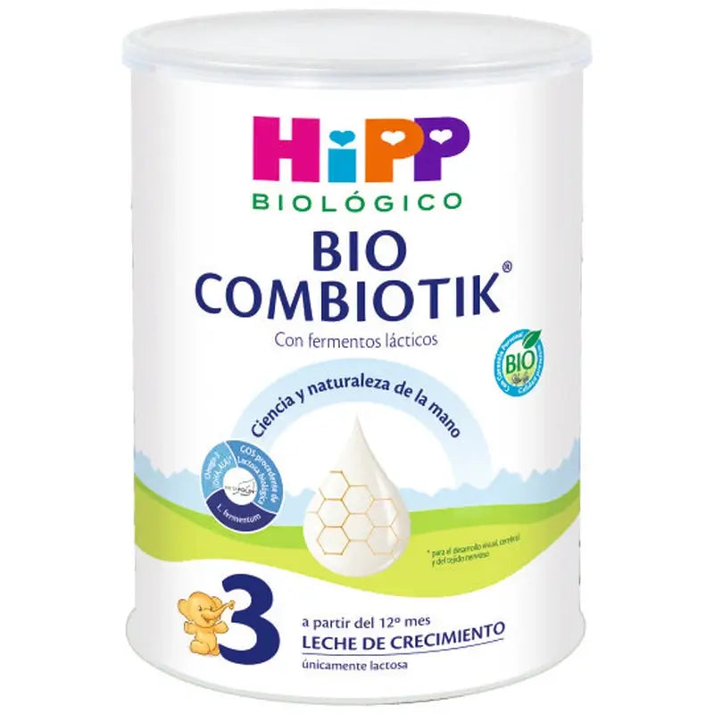 Hipp Combiotik 3, lait de croissance, paquet de 8 x 800 g