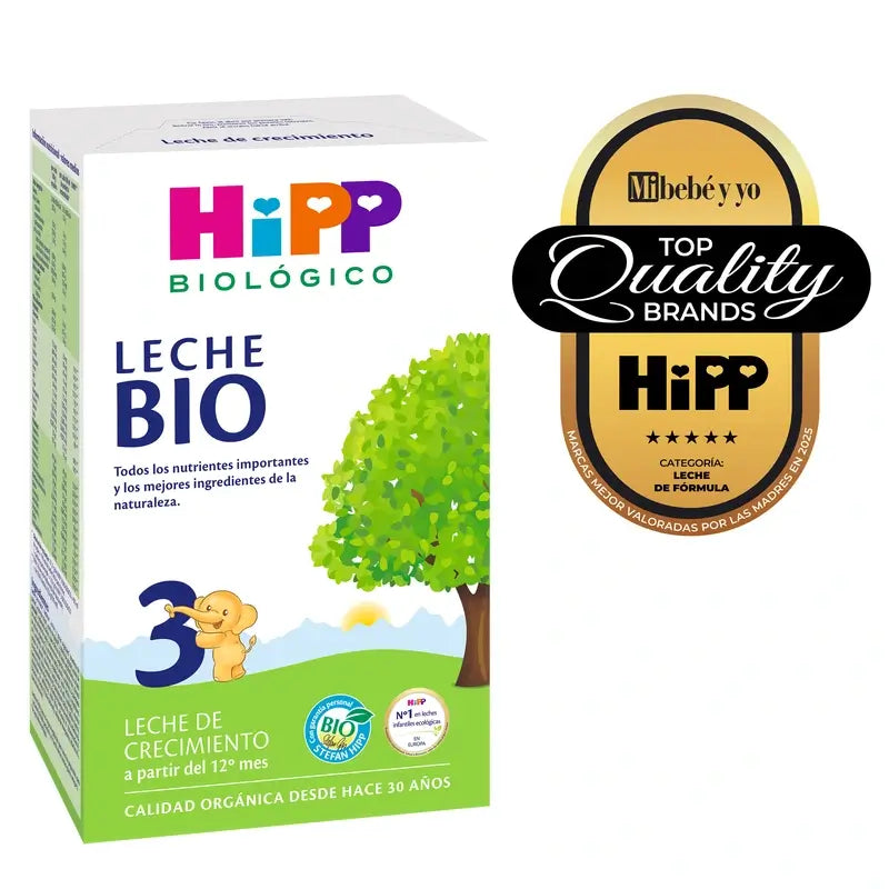 Hipp Organic Growing Up Milk 3, paquet de 12 x 500 g