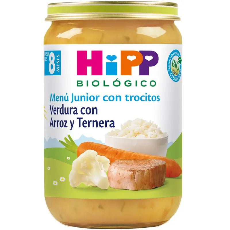 Hipp Organic Beef & Rice Vegetable Tart with Rice, 220 G