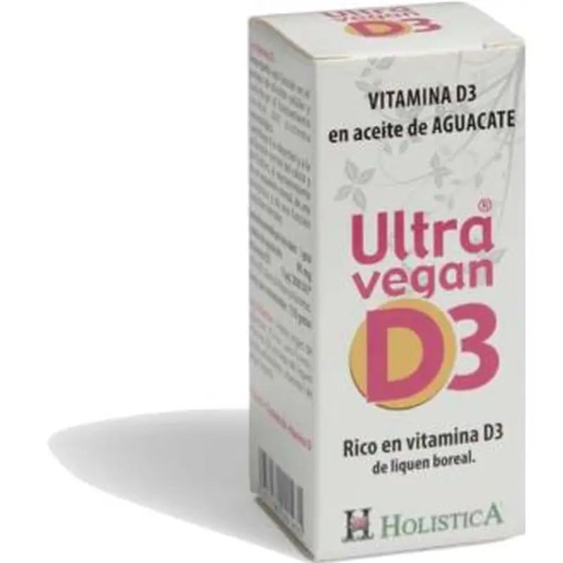 Holistica Ultra Vegan D3 Drops 8Ml.