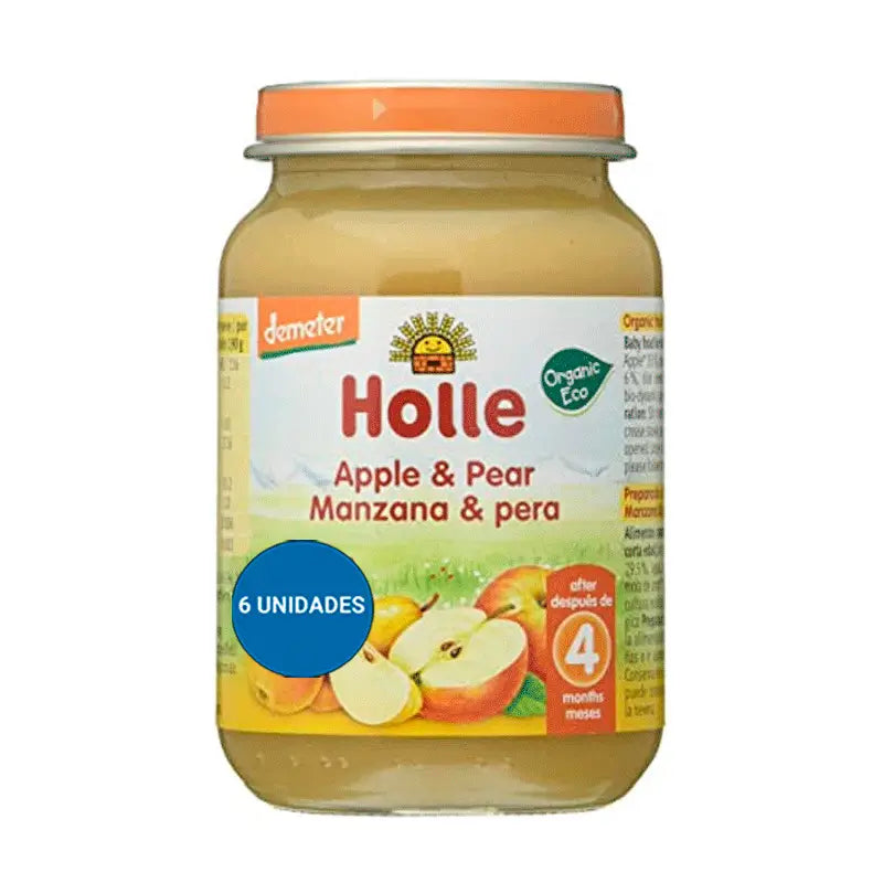 Holle Potito 100% Apple Potito, 6 Units