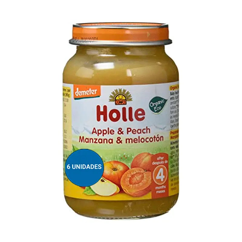 Holle Apple & Peach Potito Potito, 6 units