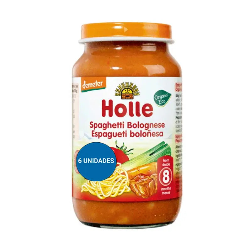 Holle Organic Spaghetti Bolognese Organic Jar, 6x220 Gr