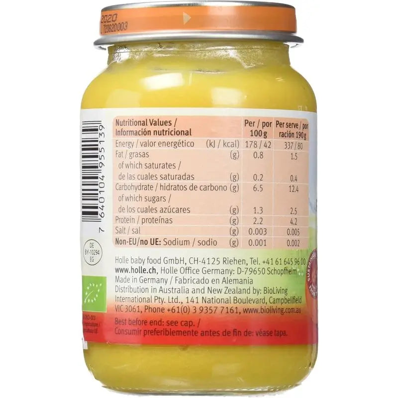 Holle Organic Potiron et Poulet, 190 g