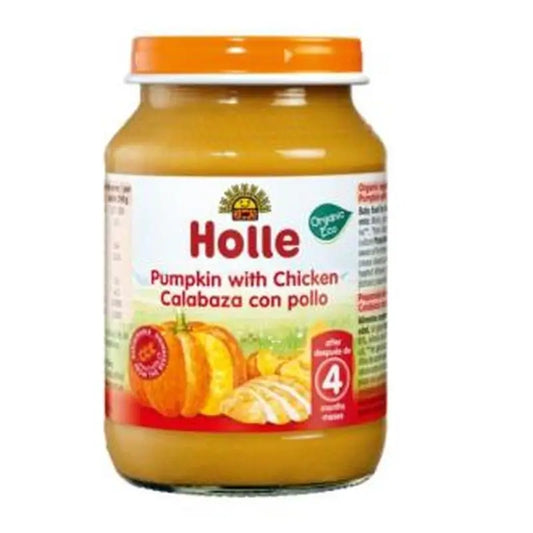 Holle Pumpkin and Chicken Potito 5Months 190Gr. Demeter