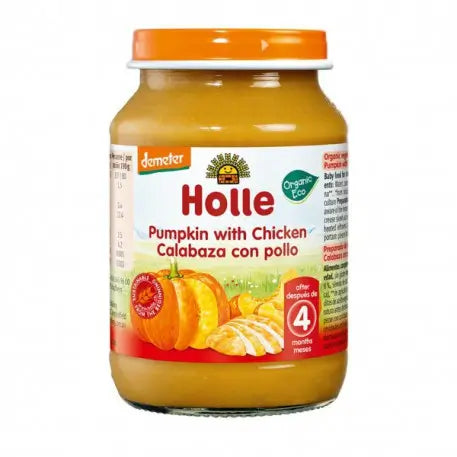 Holle Organic Pumpkin and Chicken, 190 g