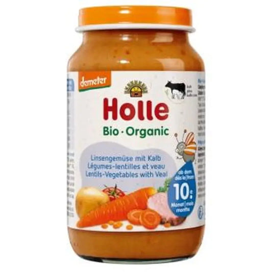 Holle Vegetable Potito Lentils Beef Potito +10Months.