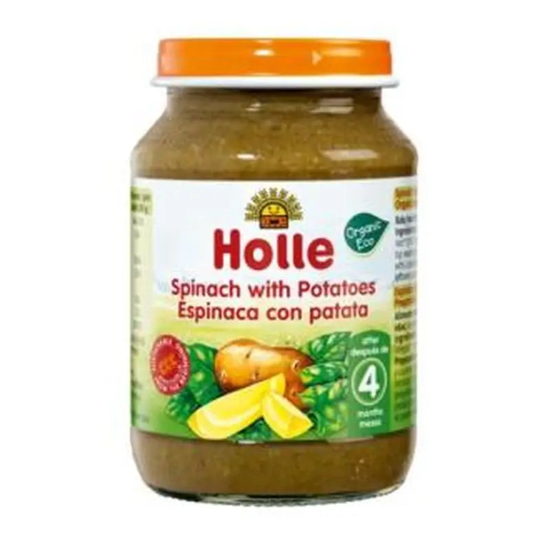 Holle Potito Spinach with Potato 4Months 190Gr. Demete