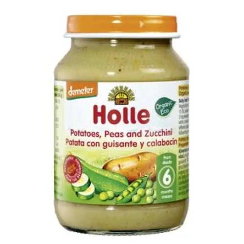 Holle Potito Potato Peas & Courgette 6Months 190Gr.