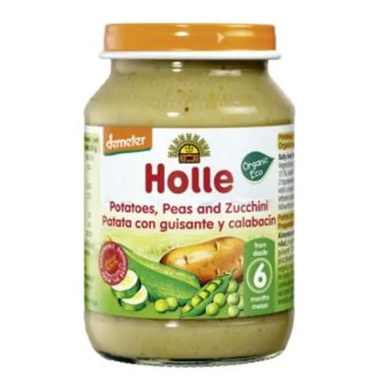 Holle Potito Potato Peas & Courgette 6Months 190Gr.