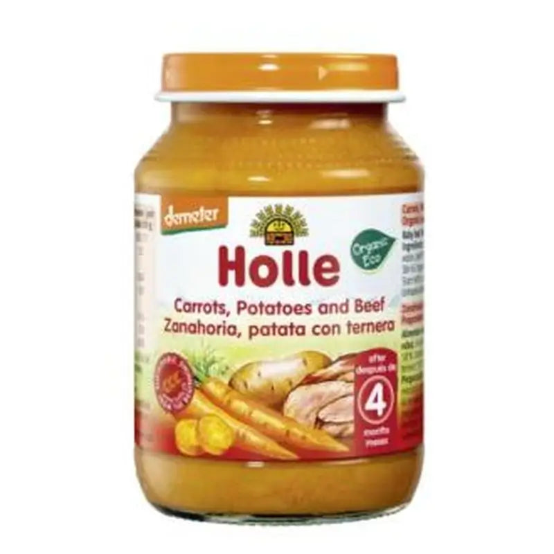 Holle Carrot Potato with Veal 4Months 190Gr.