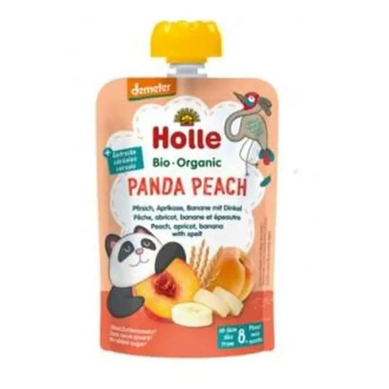 Holle Smoothie Panda Peach Peach 8Months 100G Demeter