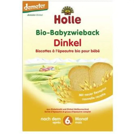 Holle Spelt Toast +6 Months 200Gr. Demeter**