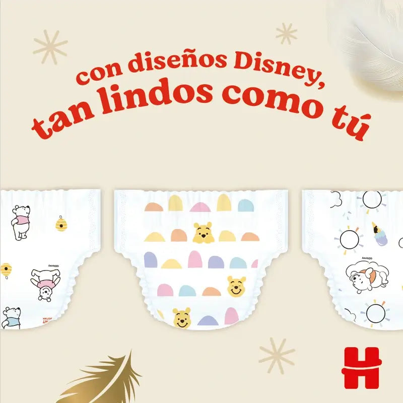 Huggies Extra Care Taille 2 (3-6 Kg) Disney Baby Diaper, 24 pcs.