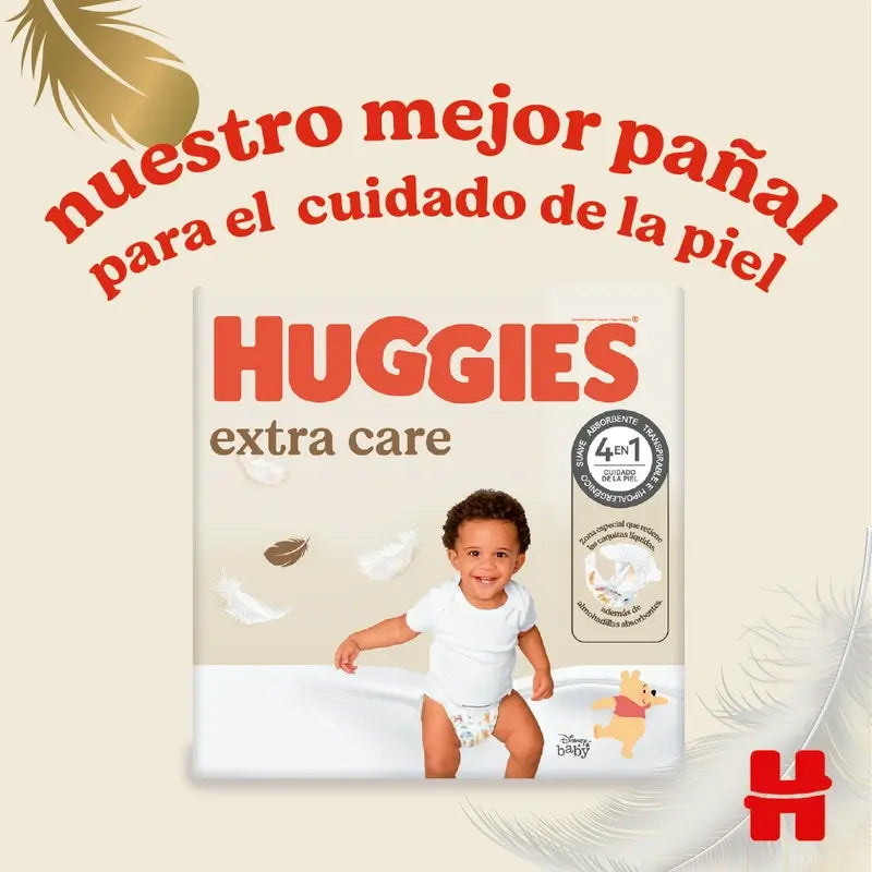 Huggies Extra Care Taille 3 (6-10 Kg) Disney Baby Diaper, 40 pcs.