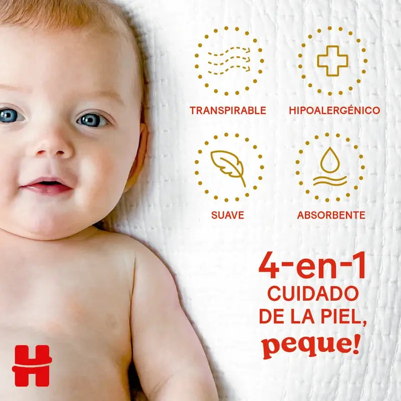 Huggies Extra Care Taille 3 (6-10 Kg) Disney Baby Nappy , 96 pièces